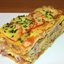 Лазанья с сыром и ветчиной