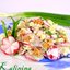 Салат с курицей, картофелем и редисом