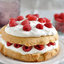 Сливочный пирог с малиной