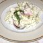 Салат с китайской капустой, редисом и сметаной