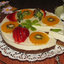 Чизкейк без выпечки с сыром Маскарпоне, клубникой и фруктами