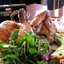 Курица с кресс-салатом и редисом