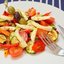 Салат из овощей-гриль с моцареллой