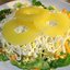 Салат с ананасами сыром и морковью
