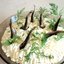 Слоеный салат рыбки в пруду