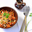 Салат с бурым рисом и морковью