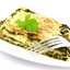 Лазанья из шпината и сыра с кедровыми орешками