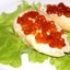 Бутерброды с красной икрой