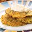 Грибные оладьи с лимонным соусом