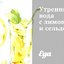 Утренняя вода с лимоном и сельдереем