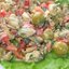 Салат с маринованными мидиями и китайской капустой