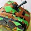 Торт Танк из мастики