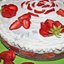 Клубничка торт творожно клубничный