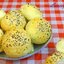 Хлебные булочки с кунжутом