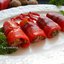 Рулетики из перца, фаршированные орехами