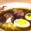 Суп с яйцом и мясом
