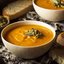 Пряный суп из тыквы с чечевицей