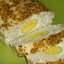Мясной хлеб с яйцом