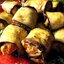 Рулеты из баклажанов с орехами