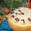 Торт Часы на Новый год