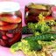 Огурцы маринованные со свёклой под капроновыми крышками