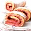 Рулет с йогуртово-малиновой начинкой