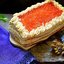 Закусочный торт из сельди с красной икрой