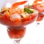 Томатный коктейль с крабами и креветками