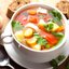 Овощной суп с грибами