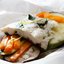 Треска, запеченная с овощами в пергаменте