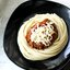 Спагетти болоньезе с пармезаном
