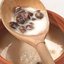 Молочный кисель с изюмом
