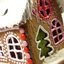 Новогодний пряничный домик-светильник