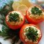Помидоры, фаршированные сыром