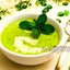 Суп-крем из зелёного горошка с мятой