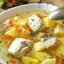 Суп из осетрины с картофелем