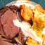 Ростбиф с йоркширским пудингом
