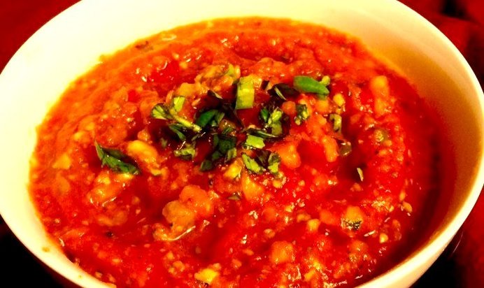 Сыроедческий гаспачо