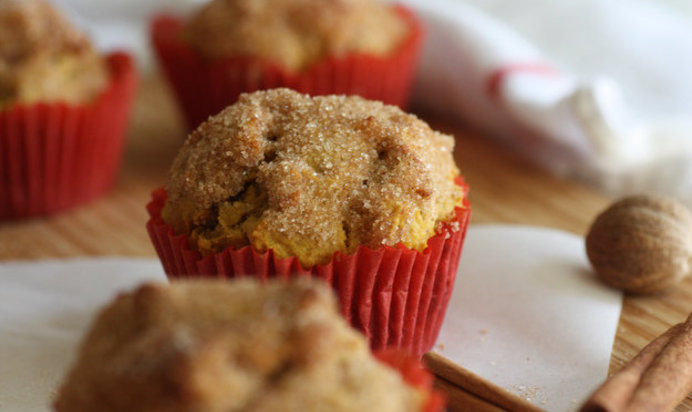 Тыквенные кексы с корицей