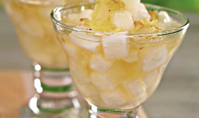 Дыня в имбирном сиропе