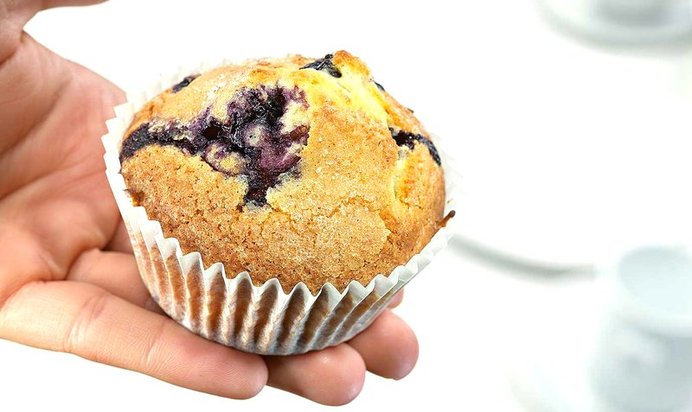 Маффины с голубикой