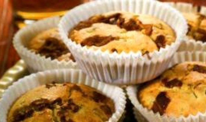 Кексы с беконом