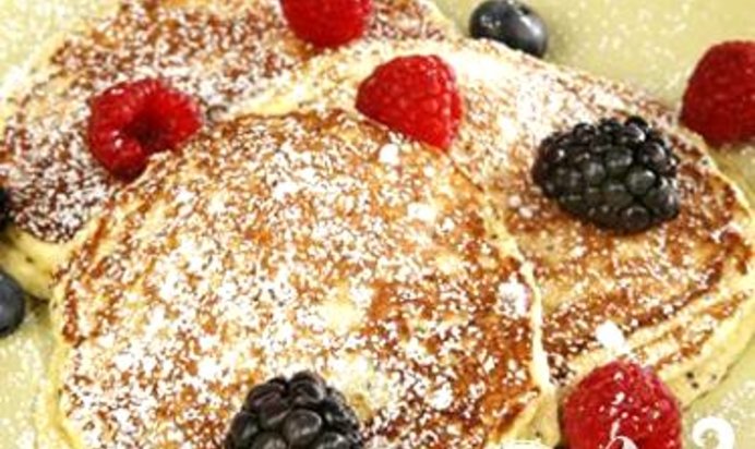 Блины с лимоном и рикоттой