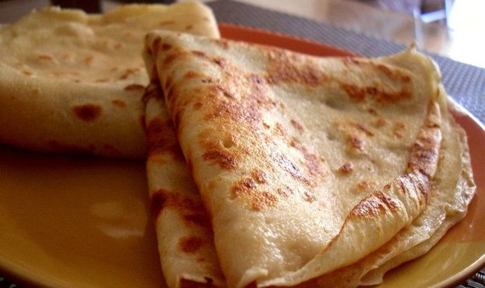 Блины с маслом