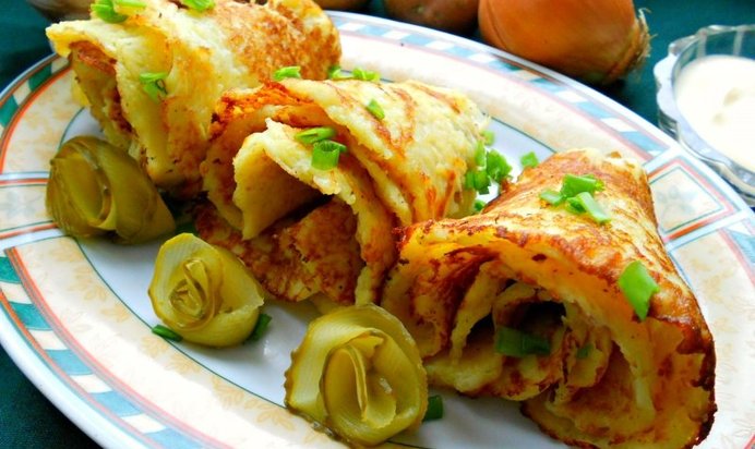 Блины из таркованной массы