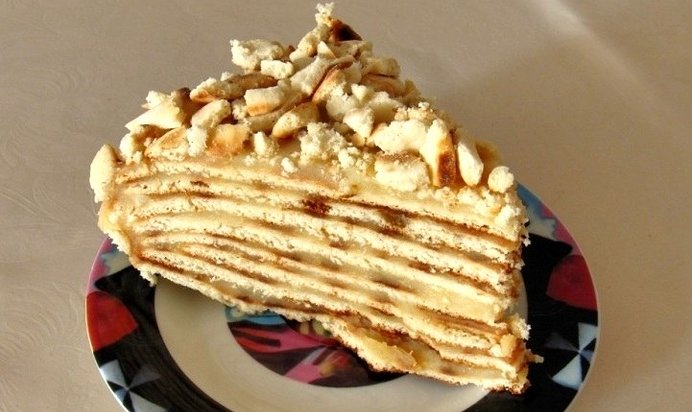 Быстрый торт Минутка на сковороде