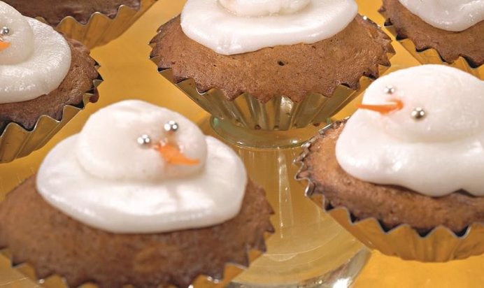 Кексы Снеговики