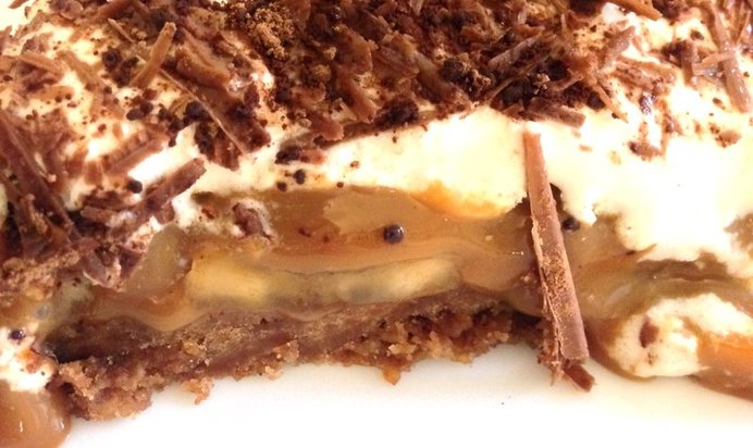 Английский банановый торт