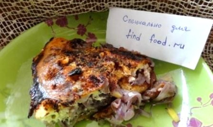 Луковая запеканка