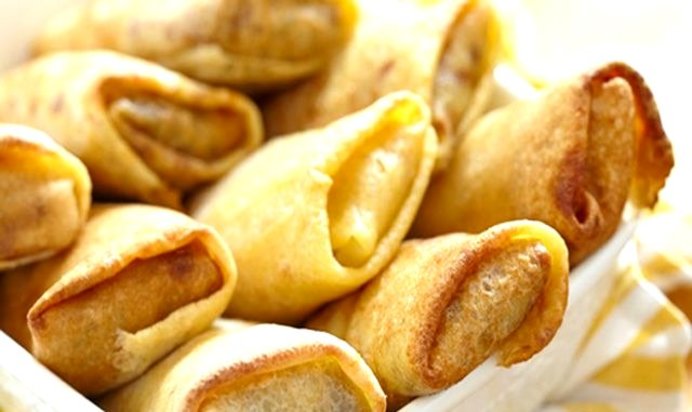 Блины с моцареллой